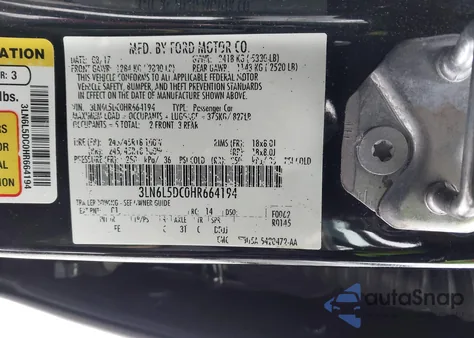 2017 Lincoln Mkz Select from USA, damaged, VIN 3LN6L5DC0HR664194